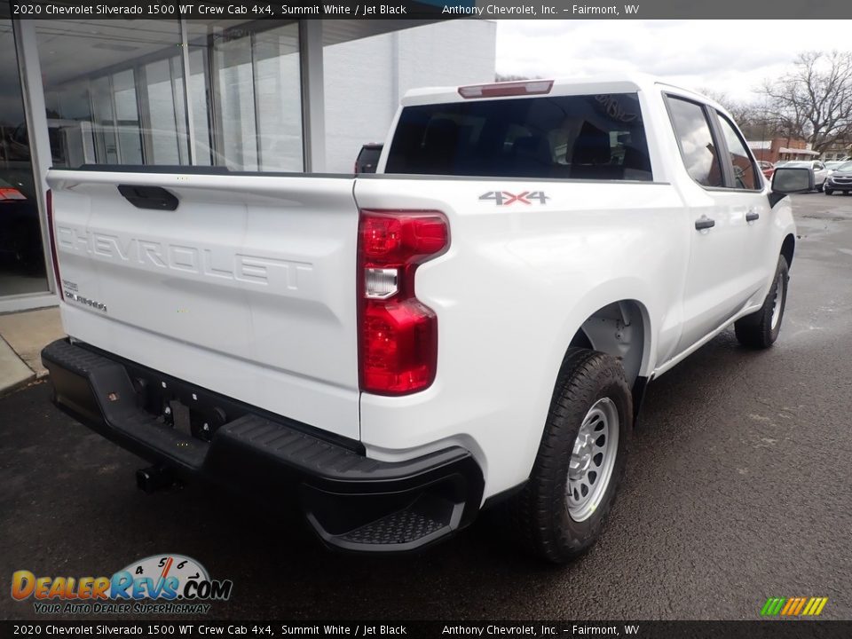 2020 Chevrolet Silverado 1500 WT Crew Cab 4x4 Summit White / Jet Black Photo #3