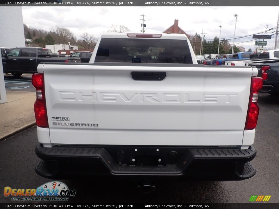 2020 Chevrolet Silverado 1500 WT Crew Cab 4x4 Summit White / Jet Black Photo #4
