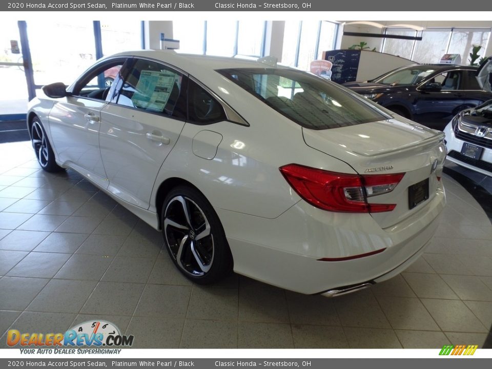 2020 Honda Accord Sport Sedan Platinum White Pearl / Black Photo #7