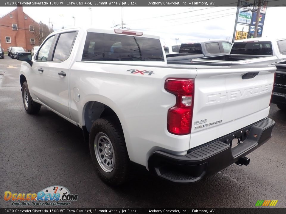2020 Chevrolet Silverado 1500 WT Crew Cab 4x4 Summit White / Jet Black Photo #5