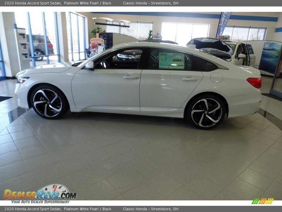 2020 Honda Accord Sport Sedan Platinum White Pearl / Black Photo #8
