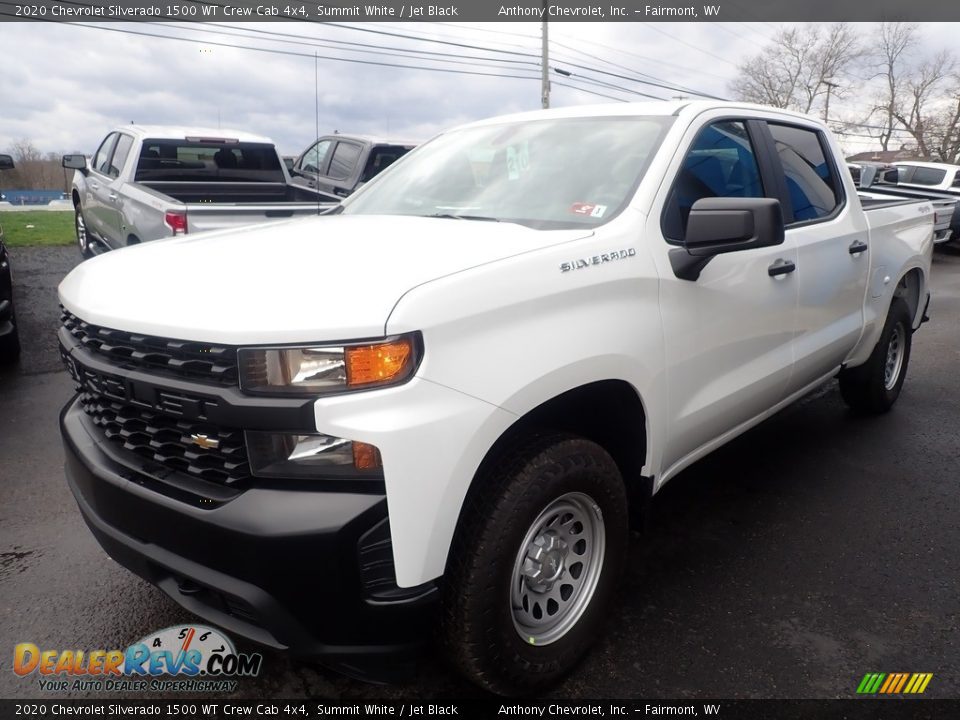 2020 Chevrolet Silverado 1500 WT Crew Cab 4x4 Summit White / Jet Black Photo #6