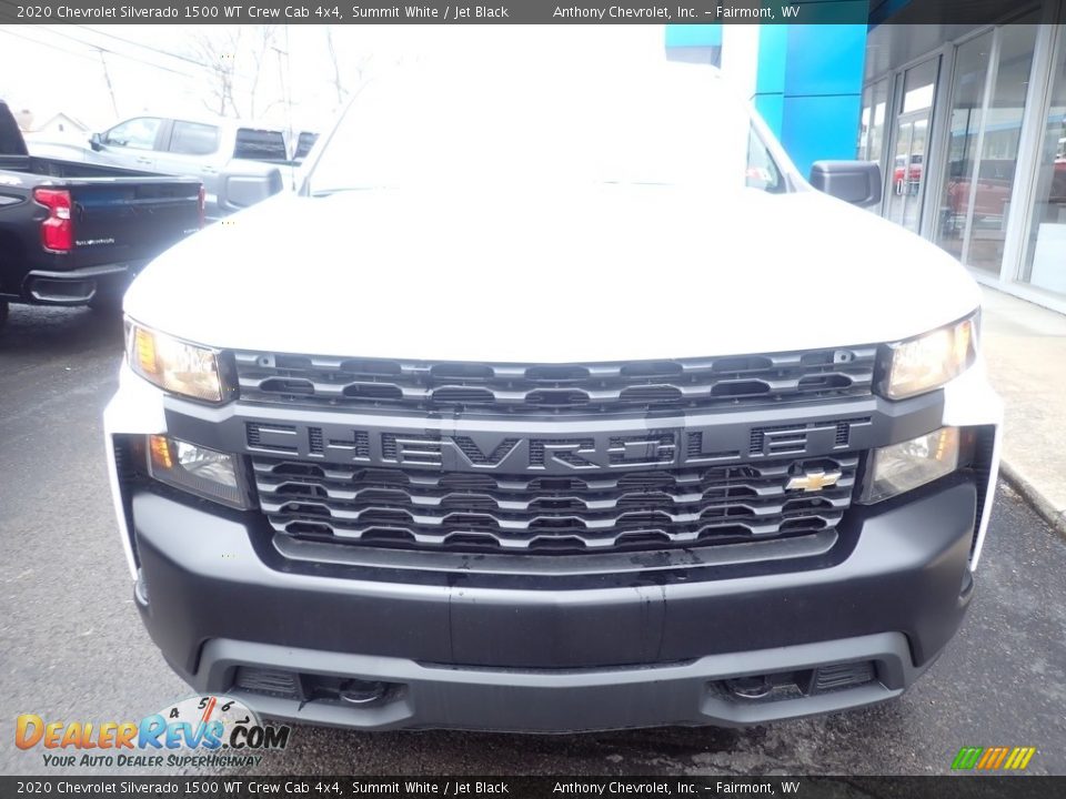 2020 Chevrolet Silverado 1500 WT Crew Cab 4x4 Summit White / Jet Black Photo #7