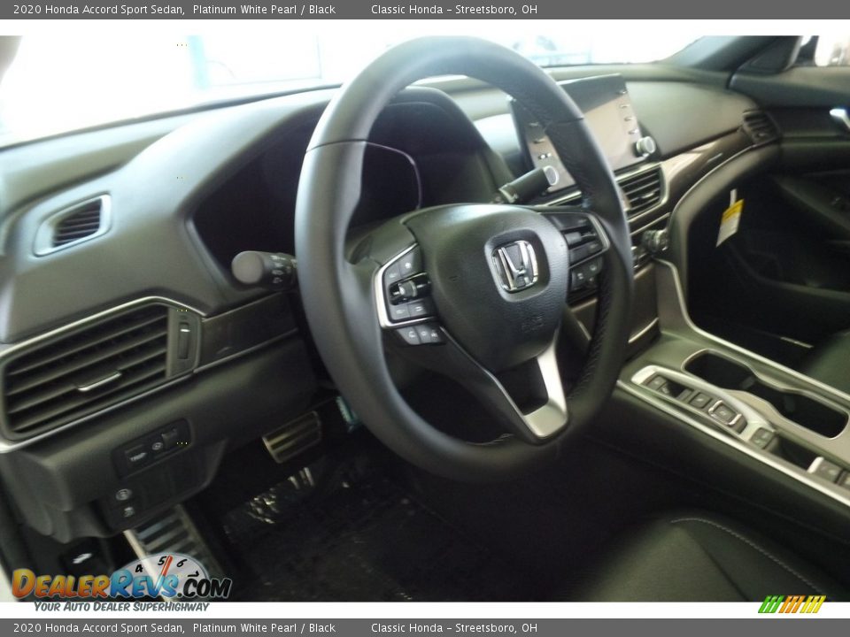 2020 Honda Accord Sport Sedan Platinum White Pearl / Black Photo #11