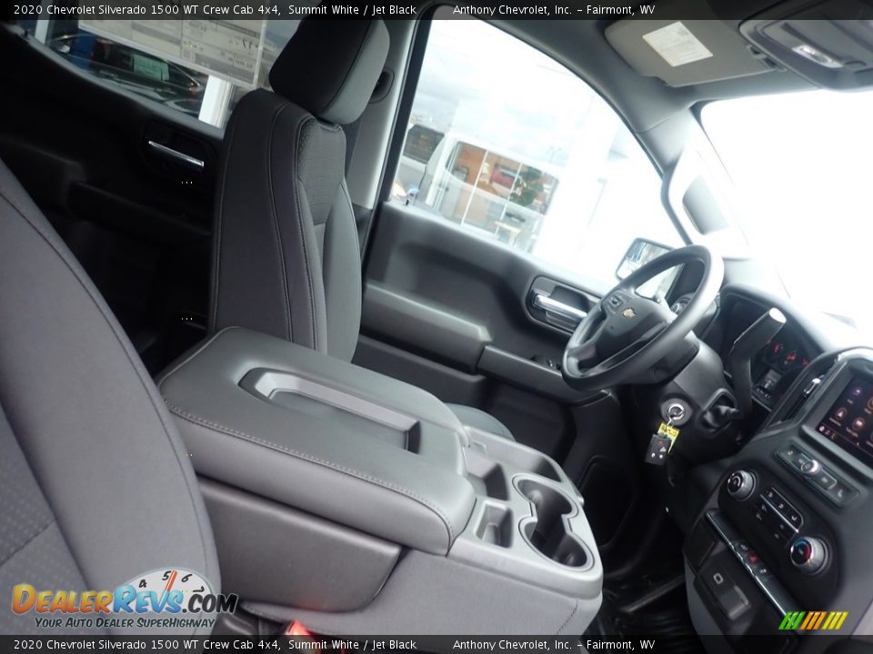 2020 Chevrolet Silverado 1500 WT Crew Cab 4x4 Summit White / Jet Black Photo #8