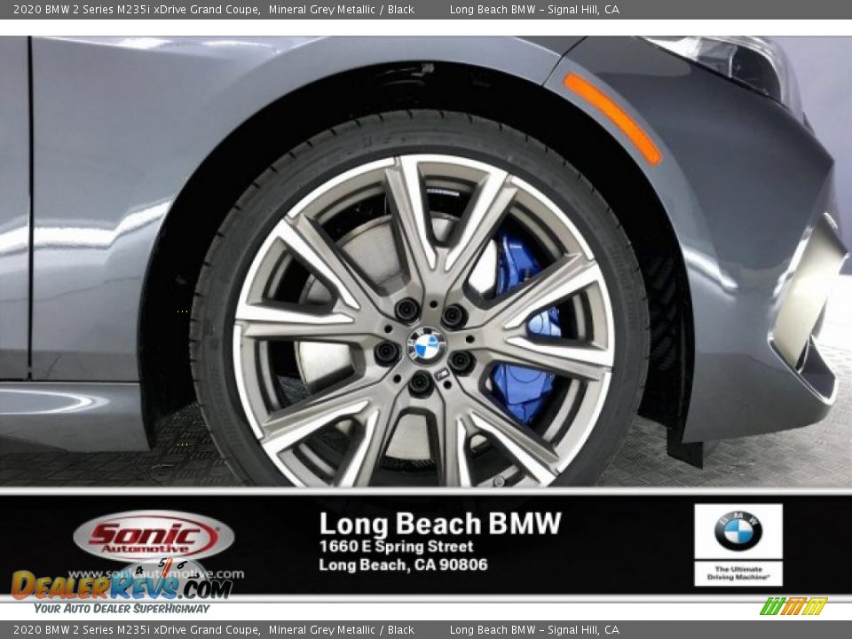 2020 BMW 2 Series M235i xDrive Grand Coupe Mineral Grey Metallic / Black Photo #12