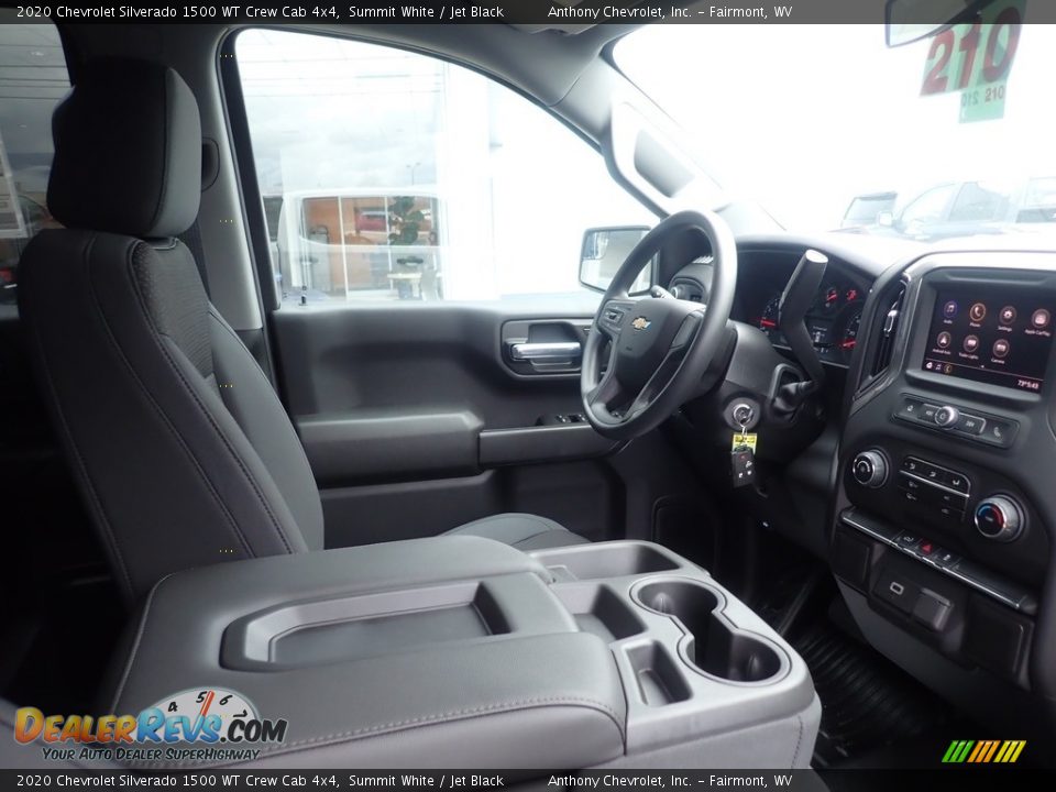 2020 Chevrolet Silverado 1500 WT Crew Cab 4x4 Summit White / Jet Black Photo #9