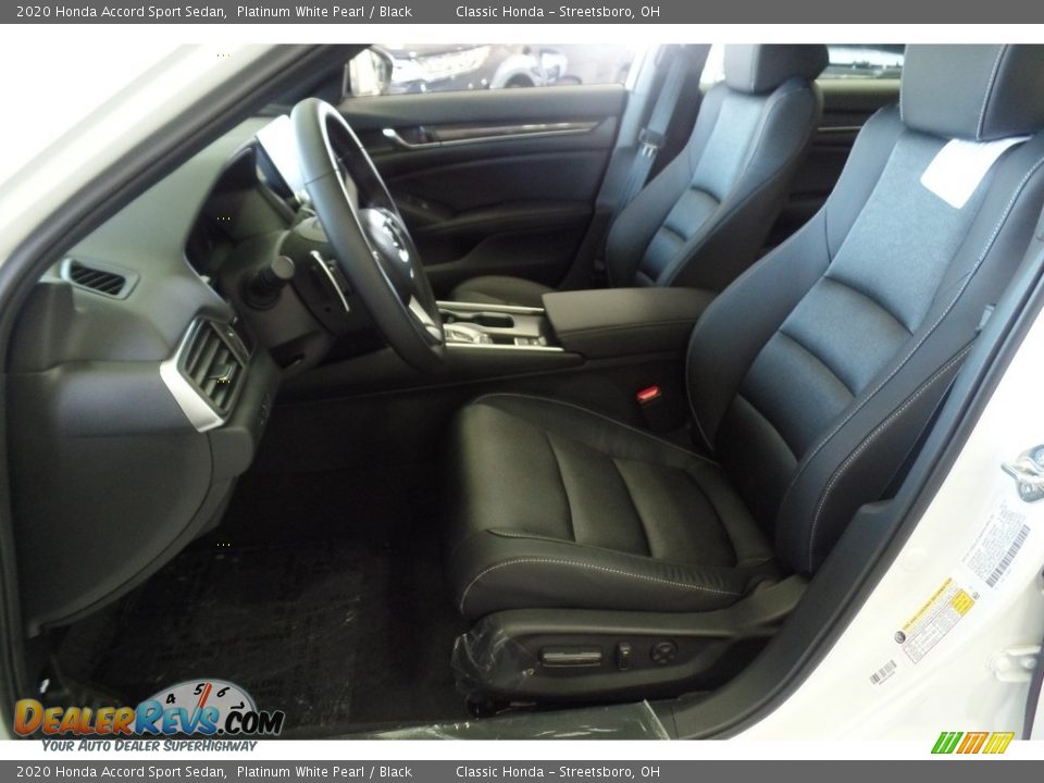 2020 Honda Accord Sport Sedan Platinum White Pearl / Black Photo #12
