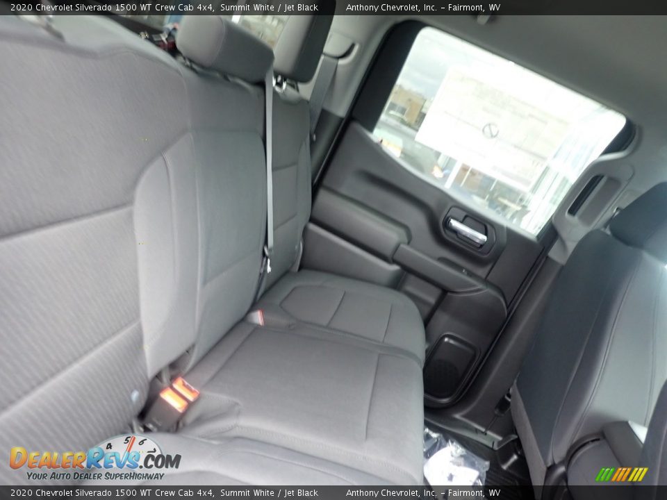 2020 Chevrolet Silverado 1500 WT Crew Cab 4x4 Summit White / Jet Black Photo #10
