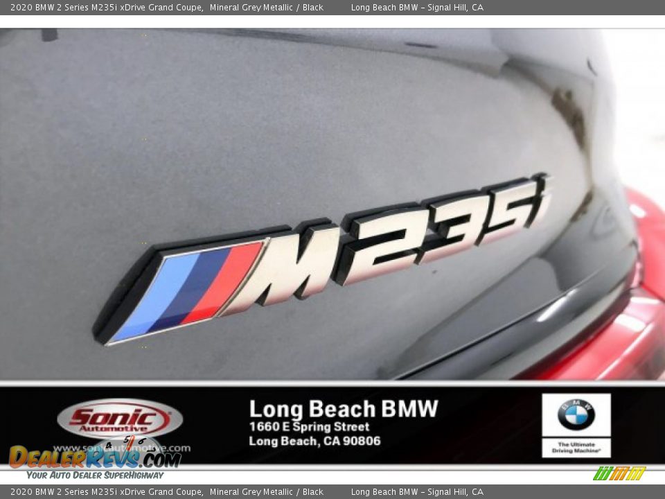2020 BMW 2 Series M235i xDrive Grand Coupe Mineral Grey Metallic / Black Photo #16