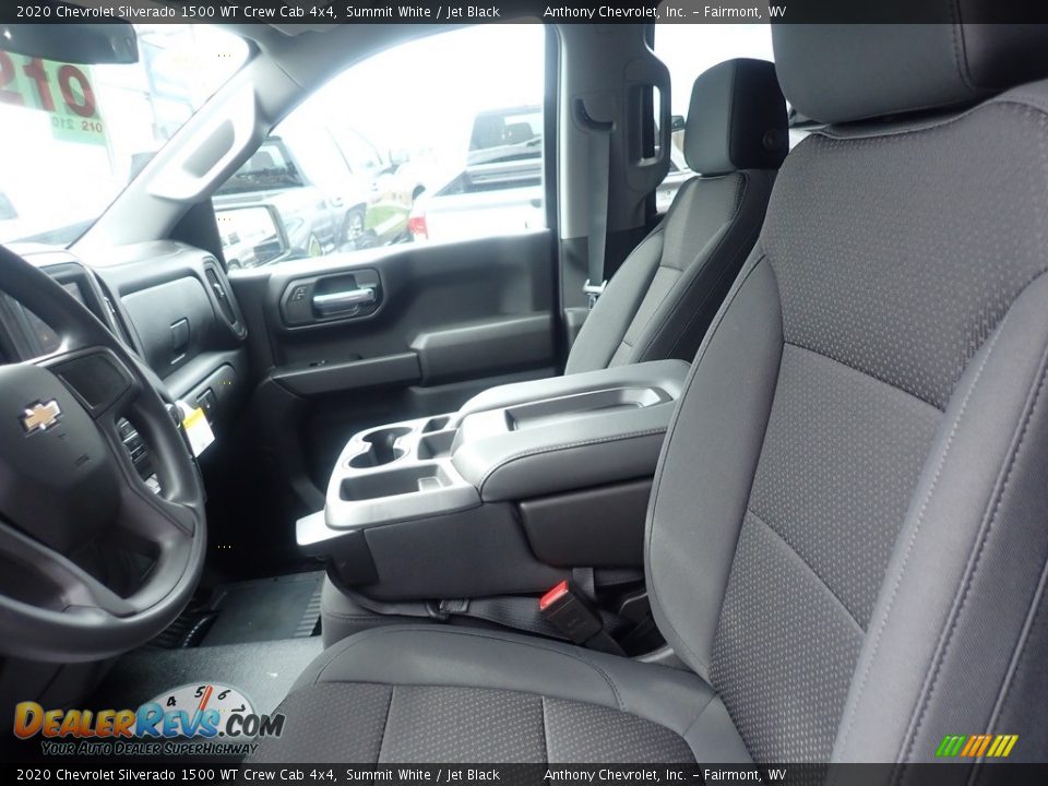 2020 Chevrolet Silverado 1500 WT Crew Cab 4x4 Summit White / Jet Black Photo #12