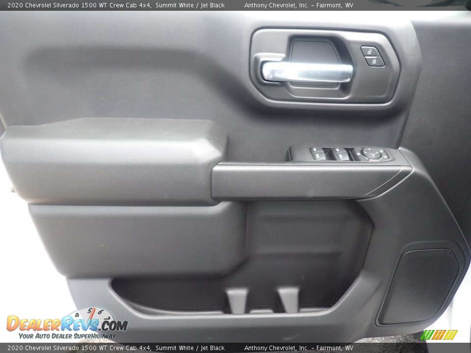 2020 Chevrolet Silverado 1500 WT Crew Cab 4x4 Summit White / Jet Black Photo #13