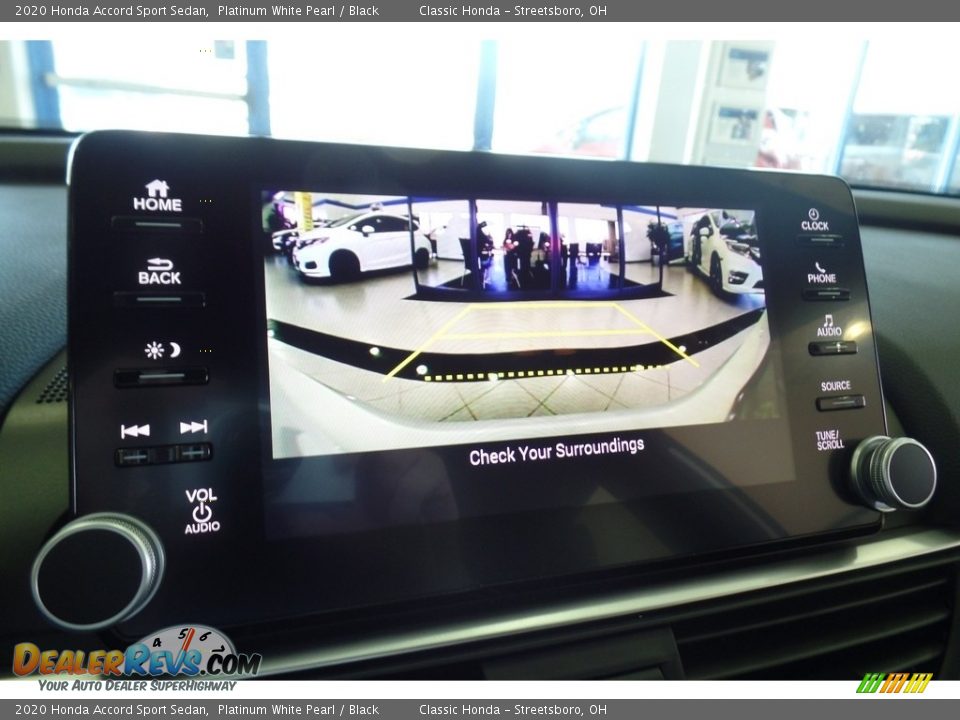 2020 Honda Accord Sport Sedan Platinum White Pearl / Black Photo #17