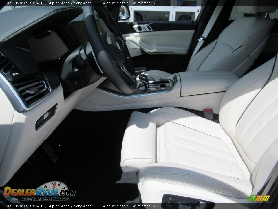 2020 BMW X5 sDrive40i Alpine White / Ivory White Photo #10