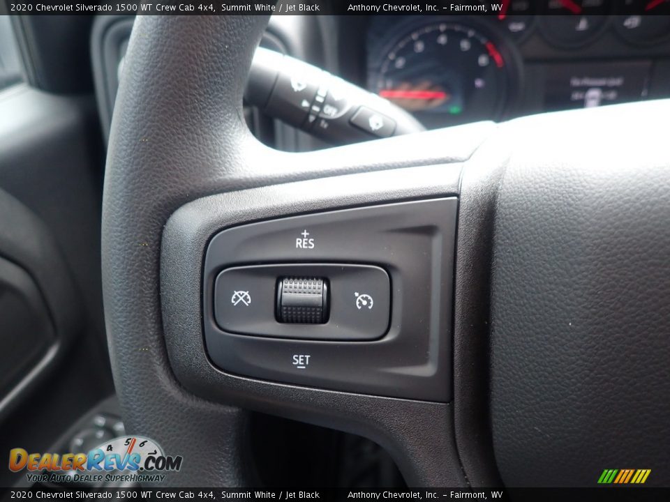 2020 Chevrolet Silverado 1500 WT Crew Cab 4x4 Summit White / Jet Black Photo #17