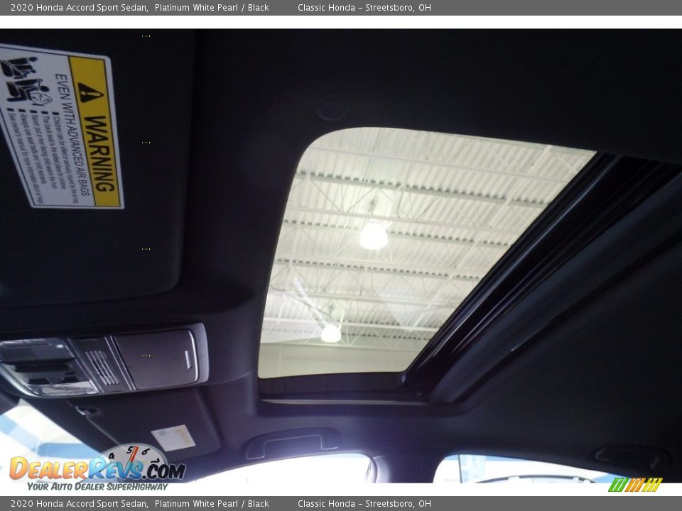 2020 Honda Accord Sport Sedan Platinum White Pearl / Black Photo #20