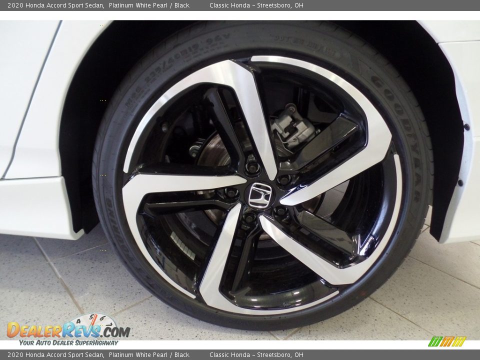 2020 Honda Accord Sport Sedan Platinum White Pearl / Black Photo #22