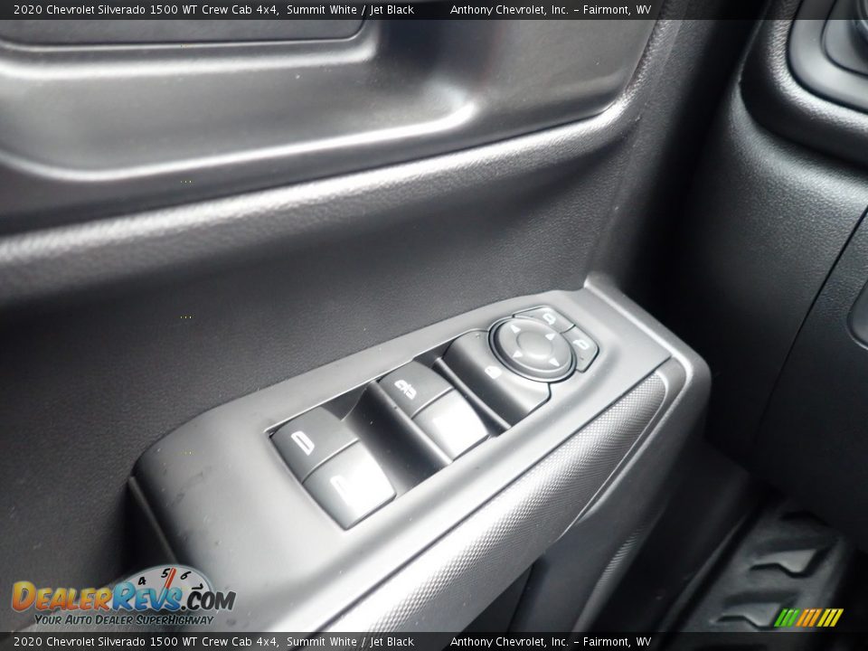 2020 Chevrolet Silverado 1500 WT Crew Cab 4x4 Summit White / Jet Black Photo #20