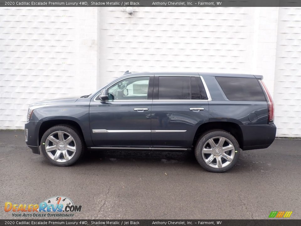 2020 Cadillac Escalade Premium Luxury 4WD Shadow Metallic / Jet Black Photo #4