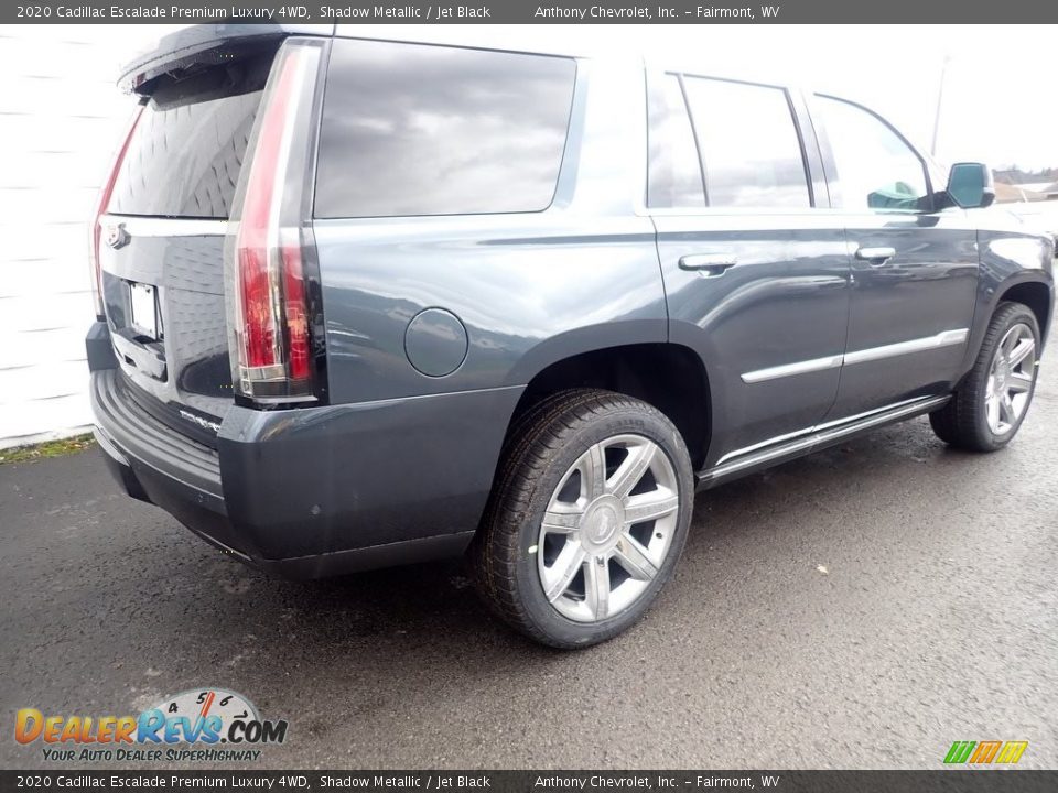 2020 Cadillac Escalade Premium Luxury 4WD Shadow Metallic / Jet Black Photo #5