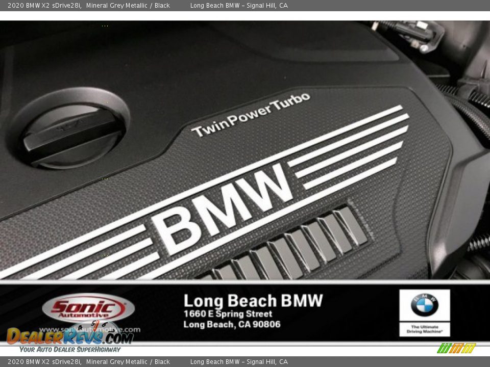 2020 BMW X2 sDrive28i Mineral Grey Metallic / Black Photo #11