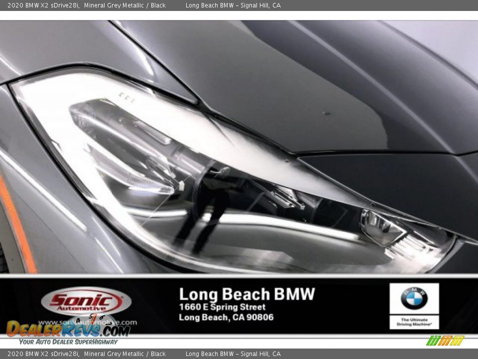2020 BMW X2 sDrive28i Mineral Grey Metallic / Black Photo #14