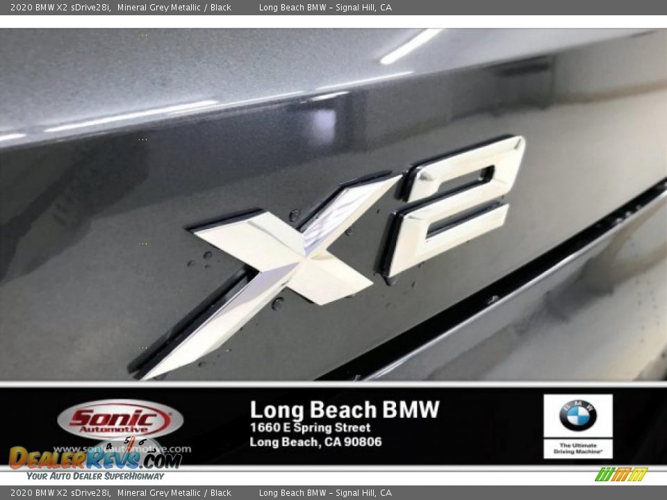 2020 BMW X2 sDrive28i Mineral Grey Metallic / Black Photo #16