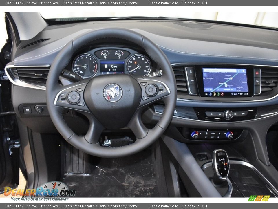 2020 Buick Enclave Essence AWD Satin Steel Metallic / Dark Galvinized/Ebony Photo #8