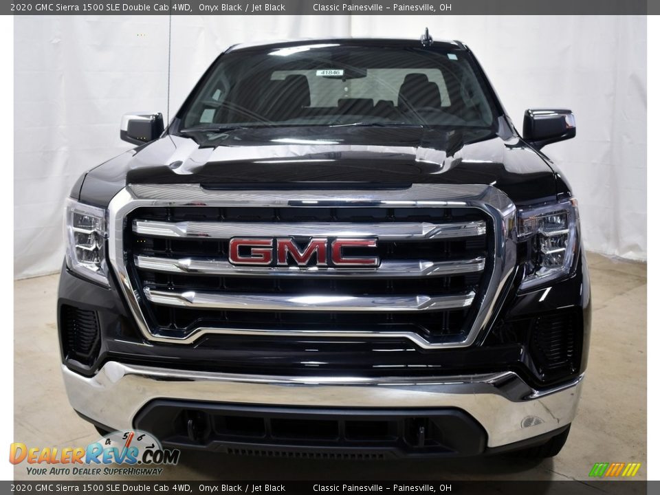 2020 GMC Sierra 1500 SLE Double Cab 4WD Onyx Black / Jet Black Photo #4