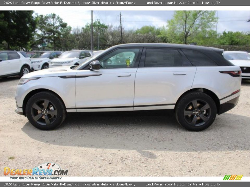 2020 Land Rover Range Rover Velar R-Dynamic S Indus Silver Metallic / Ebony/Ebony Photo #6