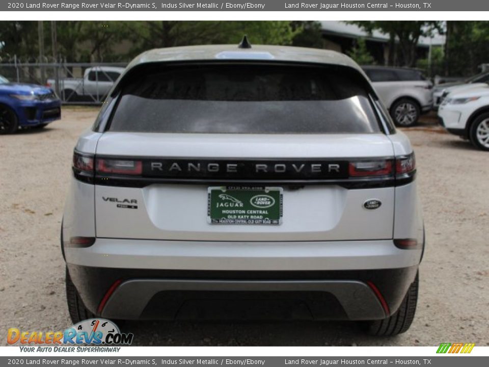 2020 Land Rover Range Rover Velar R-Dynamic S Indus Silver Metallic / Ebony/Ebony Photo #7