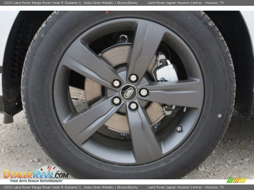 2020 Land Rover Range Rover Velar R-Dynamic S Indus Silver Metallic / Ebony/Ebony Photo #9