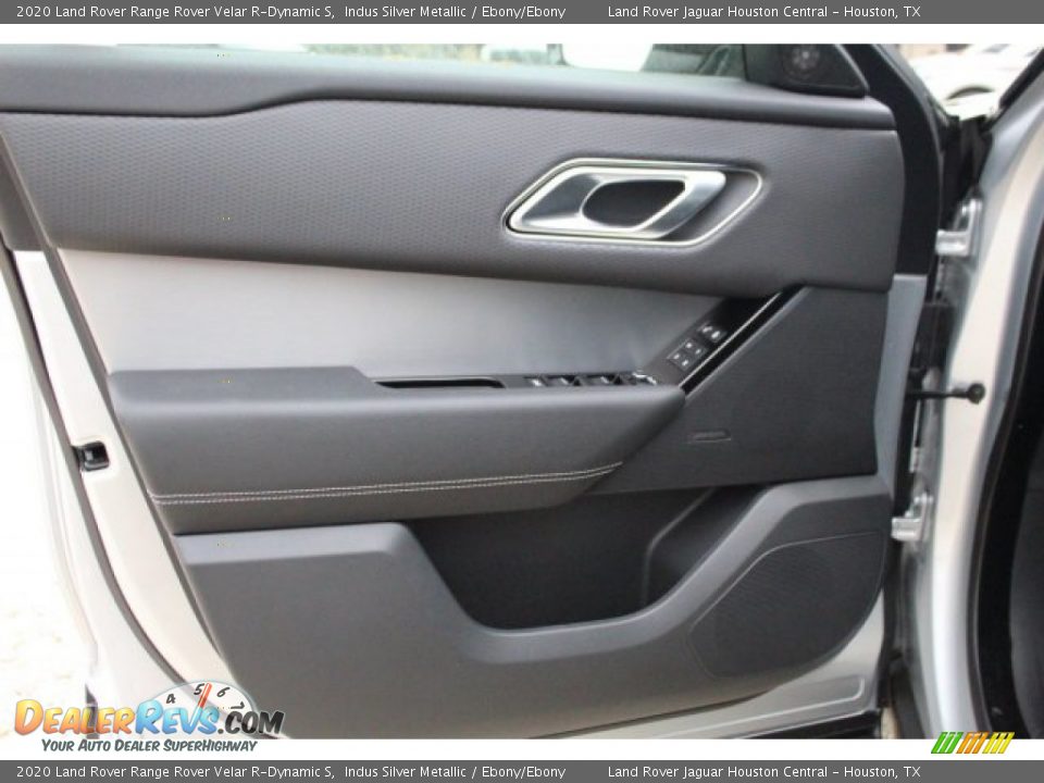 2020 Land Rover Range Rover Velar R-Dynamic S Indus Silver Metallic / Ebony/Ebony Photo #10