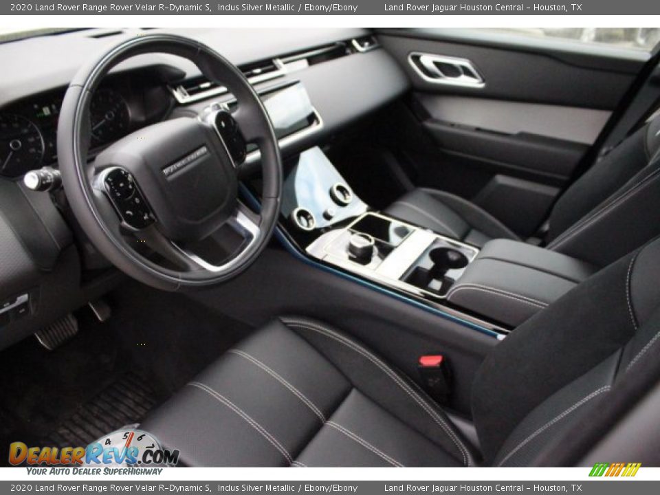 2020 Land Rover Range Rover Velar R-Dynamic S Indus Silver Metallic / Ebony/Ebony Photo #11