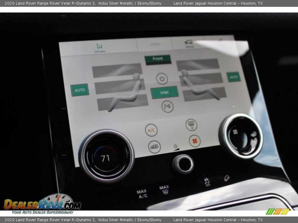 2020 Land Rover Range Rover Velar R-Dynamic S Indus Silver Metallic / Ebony/Ebony Photo #15