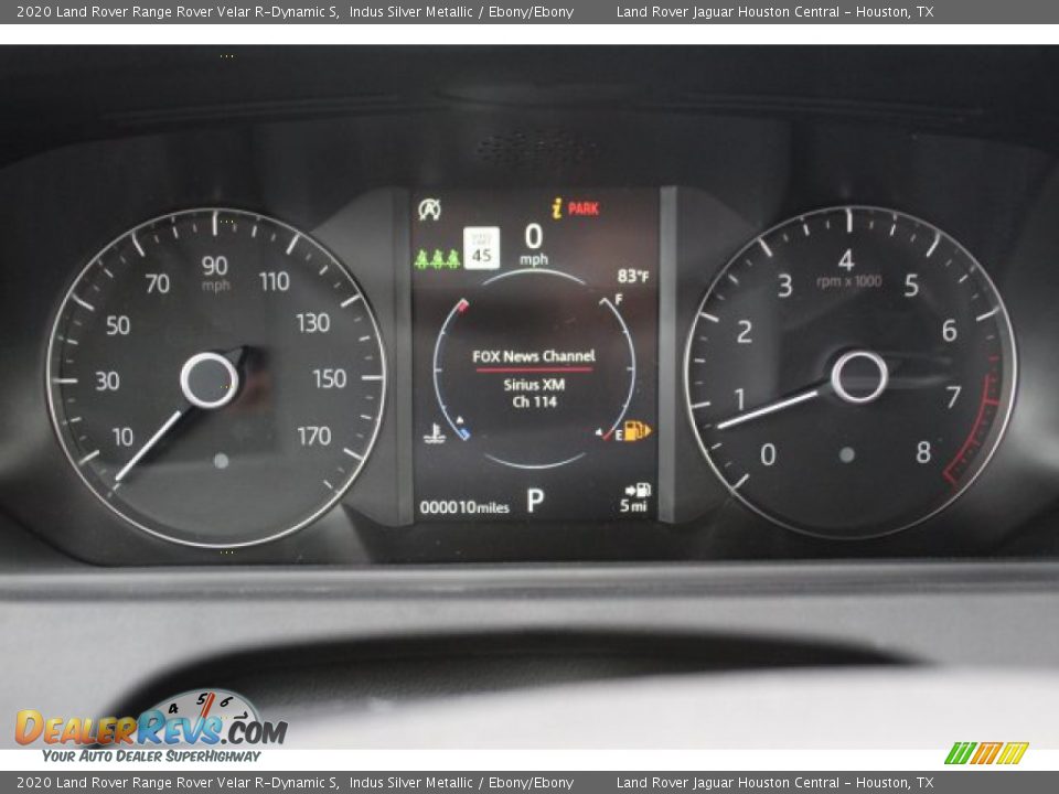 2020 Land Rover Range Rover Velar R-Dynamic S Indus Silver Metallic / Ebony/Ebony Photo #20