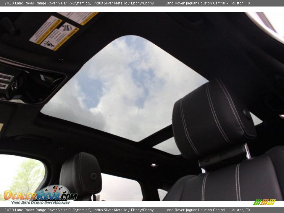 2020 Land Rover Range Rover Velar R-Dynamic S Indus Silver Metallic / Ebony/Ebony Photo #21