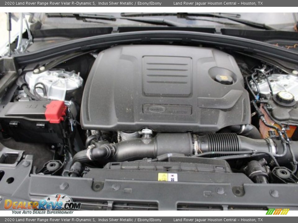 2020 Land Rover Range Rover Velar R-Dynamic S Indus Silver Metallic / Ebony/Ebony Photo #28
