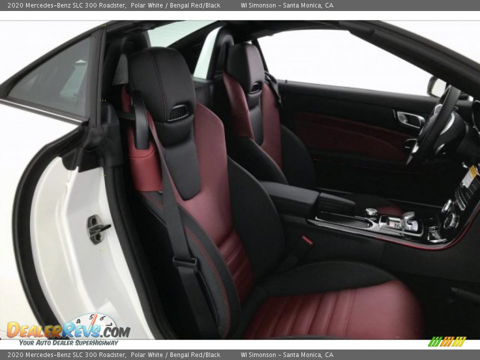2020 Mercedes-Benz SLC 300 Roadster Polar White / Bengal Red/Black Photo #5