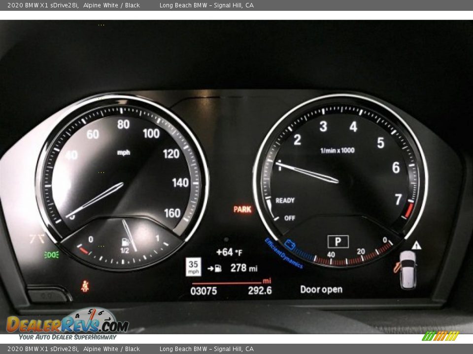 2020 BMW X1 sDrive28i Alpine White / Black Photo #16