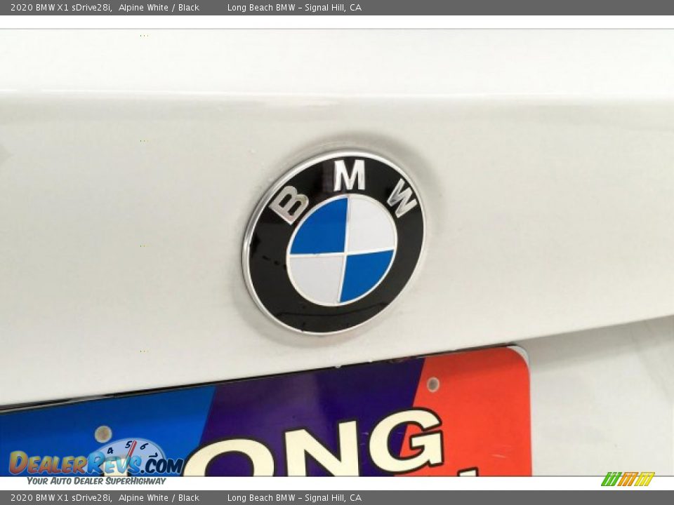 2020 BMW X1 sDrive28i Alpine White / Black Photo #23
