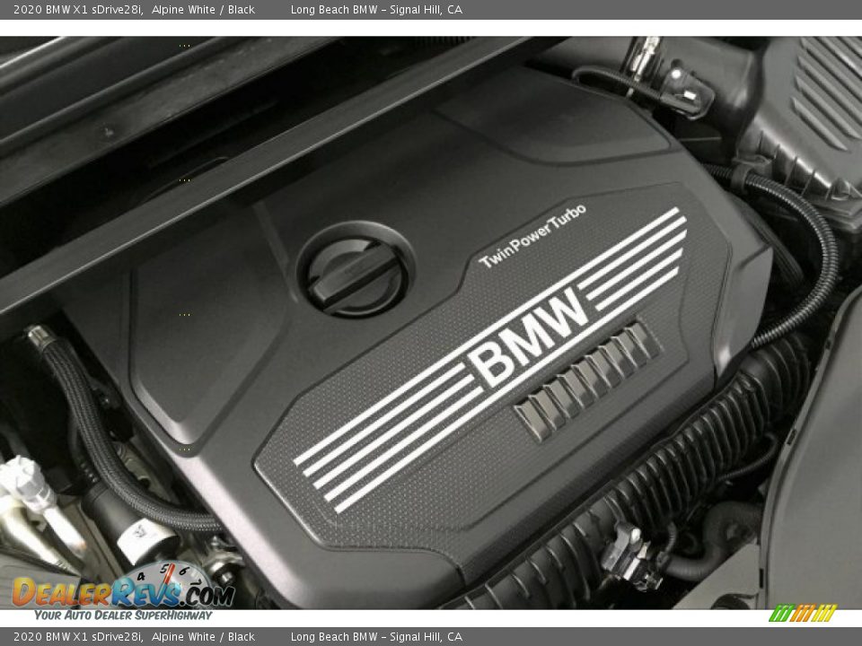 2020 BMW X1 sDrive28i Alpine White / Black Photo #27