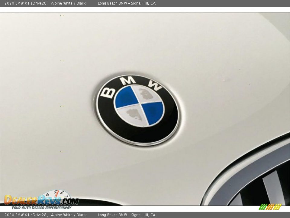 2020 BMW X1 sDrive28i Alpine White / Black Photo #29