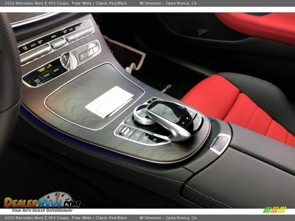 2020 Mercedes-Benz E 450 Coupe Polar White / Classic Red/Black Photo #7