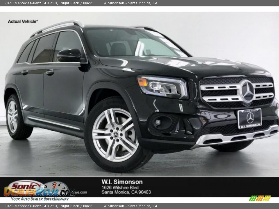 2020 Mercedes-Benz GLB 250 Night Black / Black Photo #1