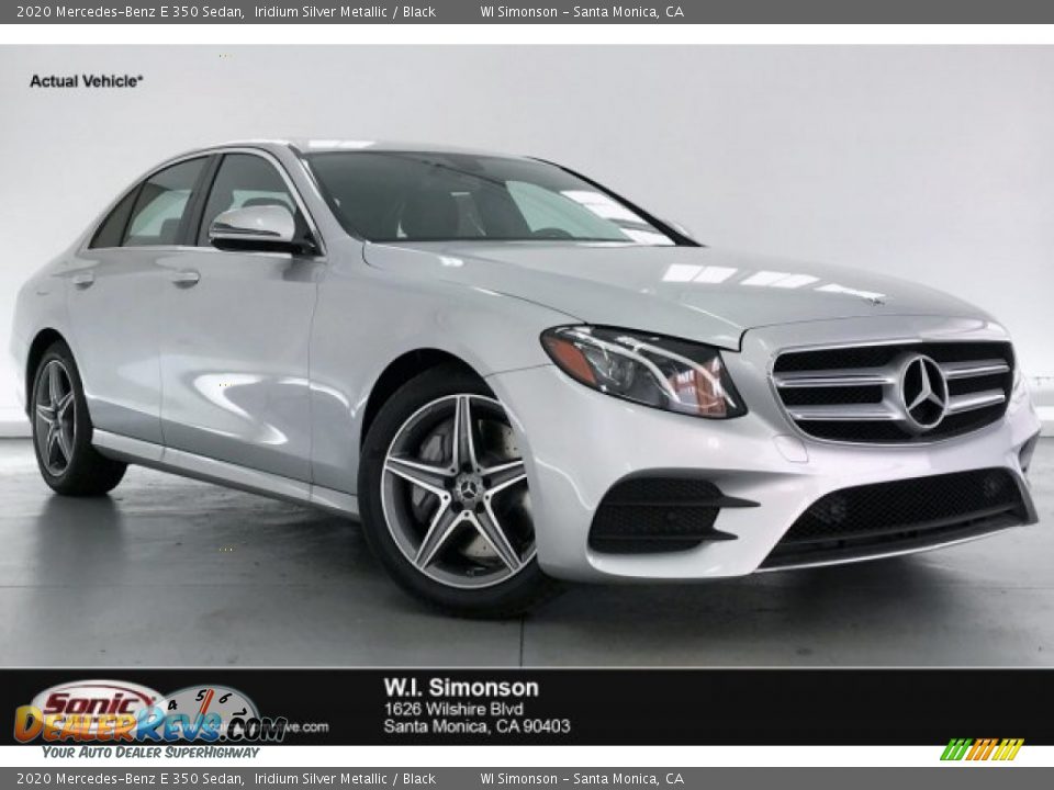 2020 Mercedes-Benz E 350 Sedan Iridium Silver Metallic / Black Photo #1