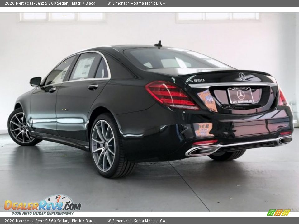 2020 Mercedes-Benz S 560 Sedan Black / Black Photo #2