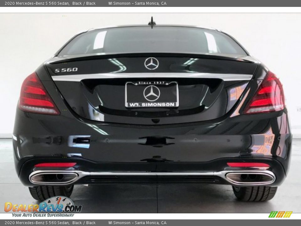 2020 Mercedes-Benz S 560 Sedan Black / Black Photo #3