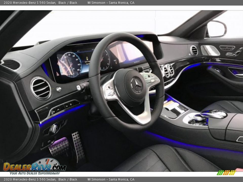 2020 Mercedes-Benz S 560 Sedan Black / Black Photo #4