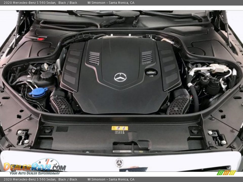 2020 Mercedes-Benz S 560 Sedan Black / Black Photo #8